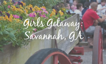 Girls Getaway Savannah [Food, Pubs, Movie Tours and More]