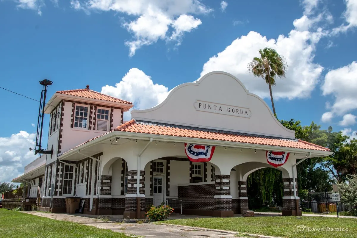 Punta Gorda FL-Train Station Punta Gorda Train Depot, home of Kava and black history
