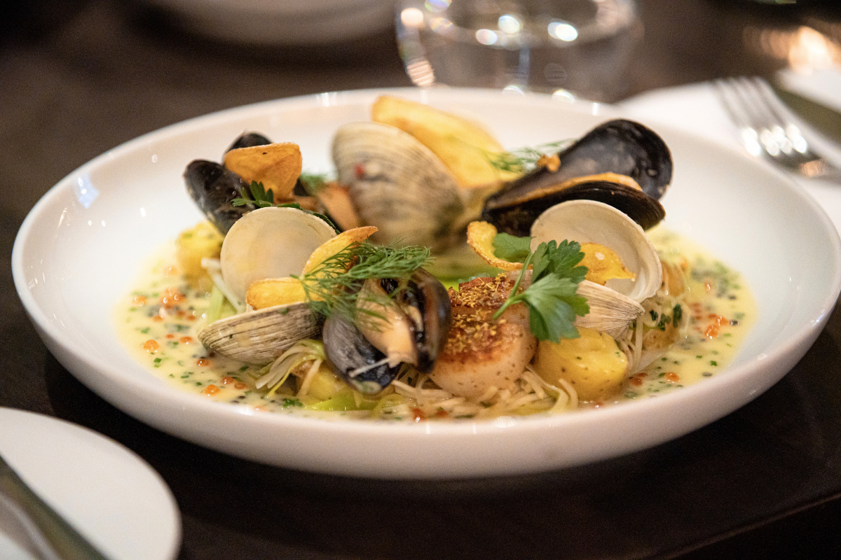 6 Plate of Cioppino seafood from 124 on Queen Hotel and Spa