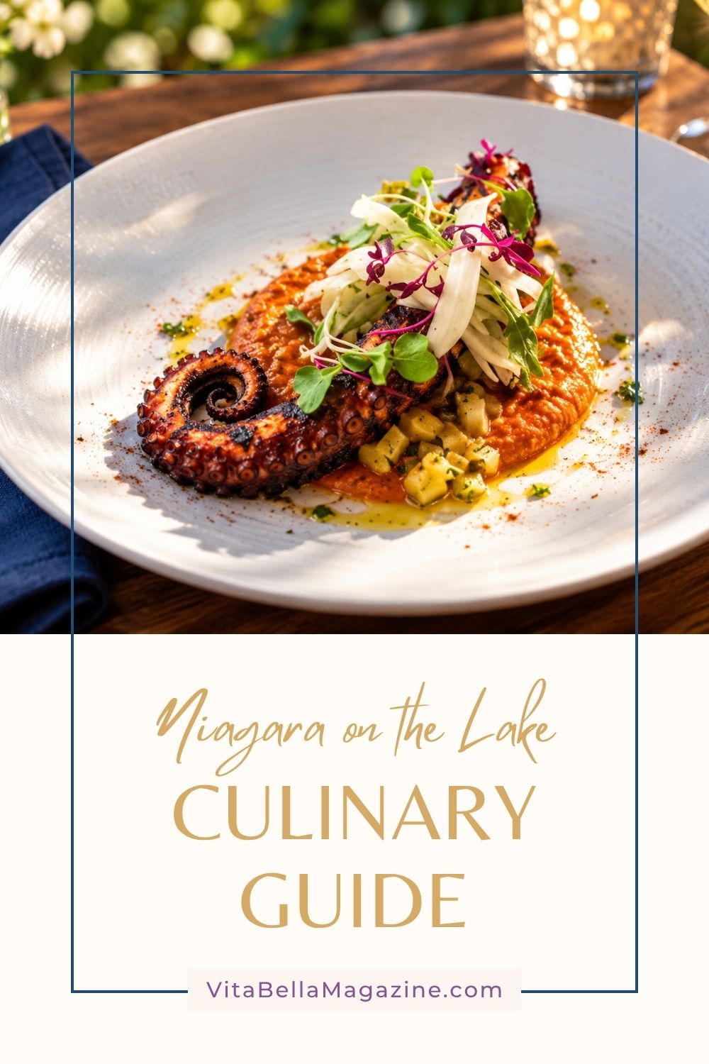 VitaBellaMagazine.com grilled octopus example culinary road trip ice wine